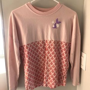 Pink mermaid reef long sleeve shirt